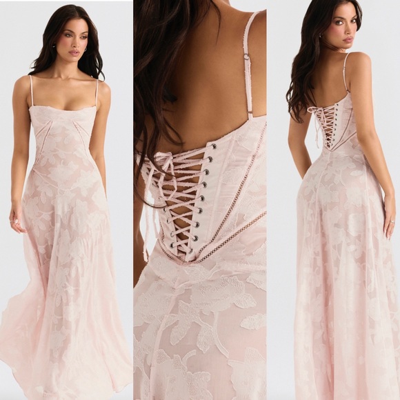 House of CB Seren Light Pink Dress - Picture 3 of 11